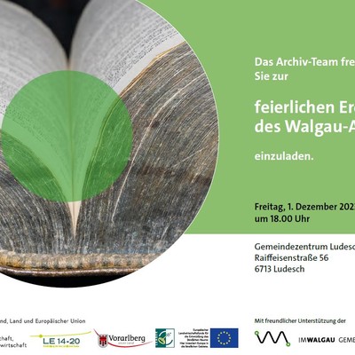 PROJEKT AKTUELL - Gemeinschaftsarchiv Walgau