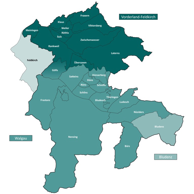 Die Region der Lokalen Aktionsgruppe (LAG)