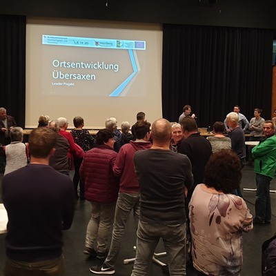 Projektpräsentation in Übersaxen