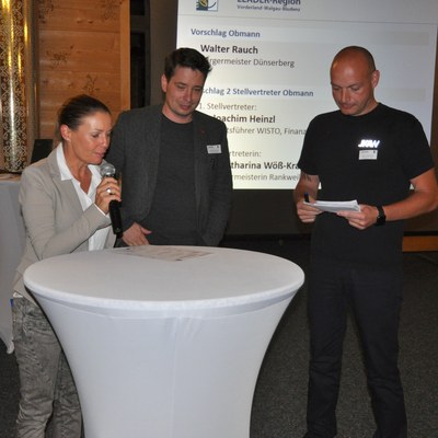 Verkündung Wahlergebnisse