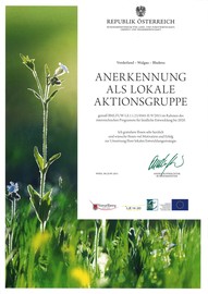 Offizielle Anerkennung zur LEADER-Region