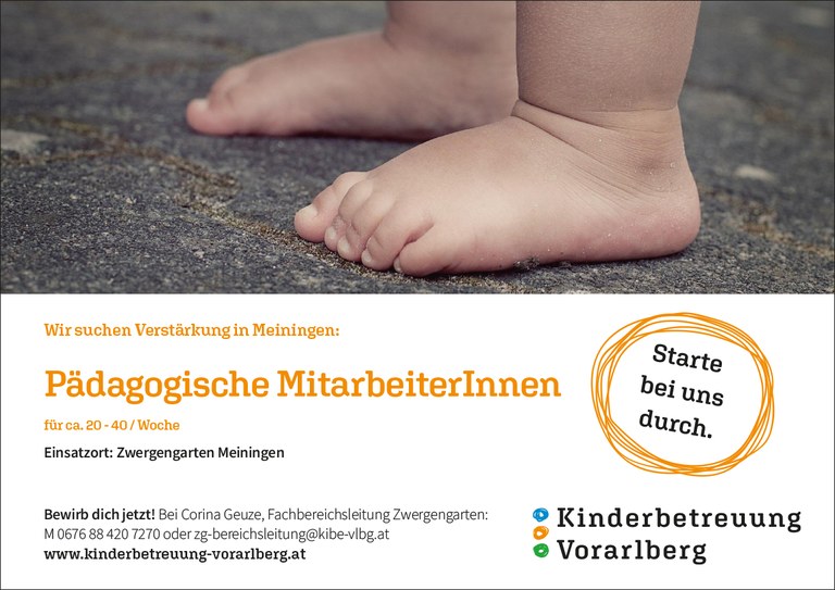 Kinderbetreuung Vorarlberg