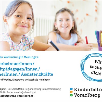 Wir suchen Verstärkung