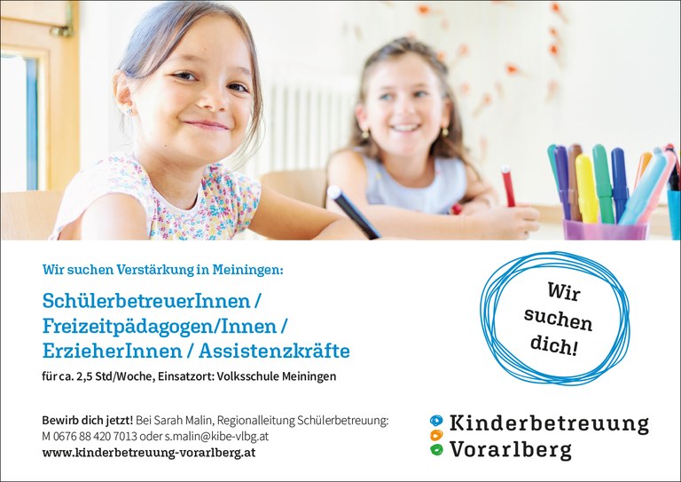 Kinderbetreuung Vorarlberg