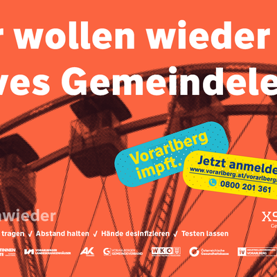 "Wir wollen wieder" - Vorarlberg impft