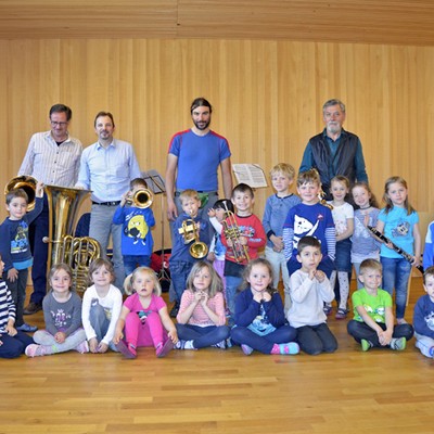 Blasmusik im Kindergarten