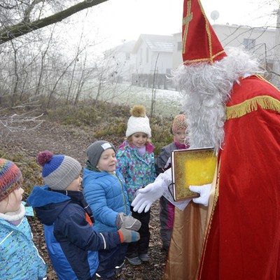 Der Nikolaus im Kindergarten