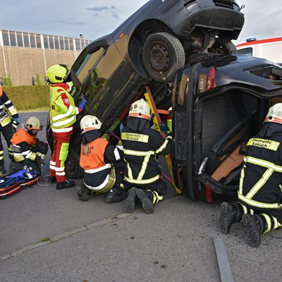 Feuerwehr- und Rettungsübung