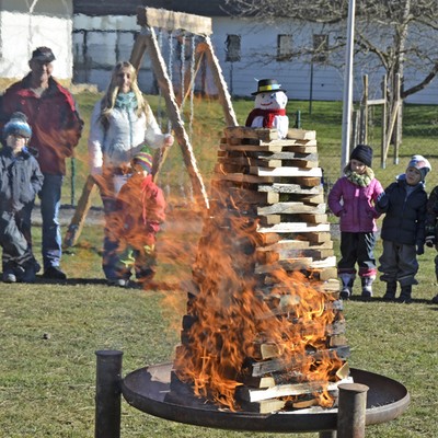 Winter ade im Kindergarten