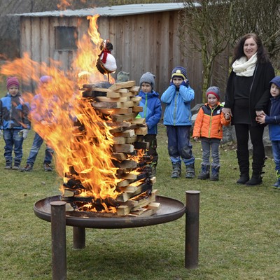 Winter austreiben im Kindergarten