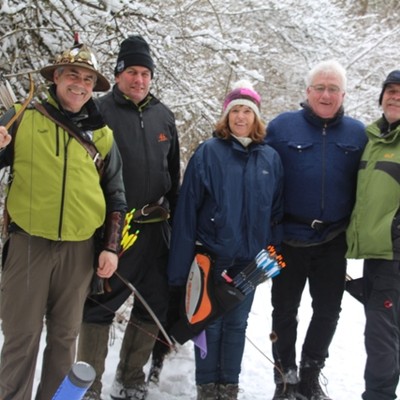 Bogenschützen auf Winterturnier in Laiz (D)