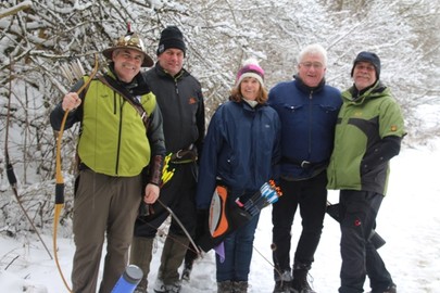 Bogenschützen auf Winterturnier in Laiz (D)