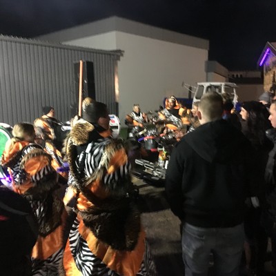 Einweihungsfest des neuen Faschingswagens