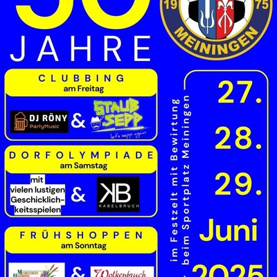 50 Jahre Sportklub Meiningen