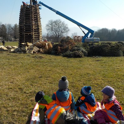 Unterwegs im Dorf