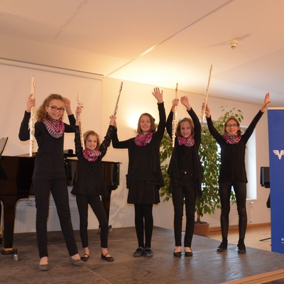 „Amazing Flutes“ ein erfolgreiches Ensemble der Musikschule Rankweil-Vorderland