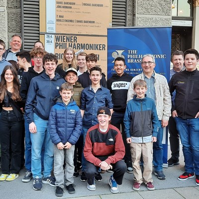 Jugendbrassband der Musikschule Rankweil-Vorderland  in Wien