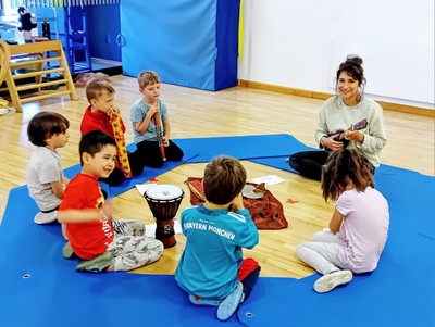 Musikschule Rankweil - Vorderland im Kindergarten Merowinger