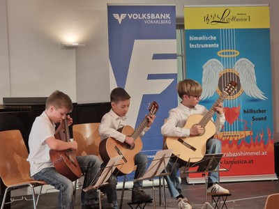Preisverleihung des 18. Förderpreiswettbewerbes der Vorarlberger Volksbank und Musikhaus LaMusica