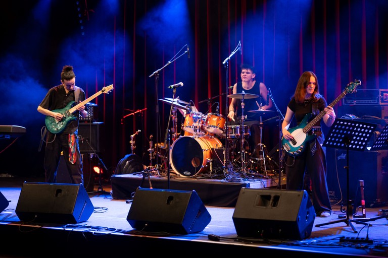 Musikschule Rankweil-Vorderland (Gruppe Powerage) beim Landeswettbewerb jazz.pop.rock 2025. © Land Vorarlberg/Philipp Salzgeber