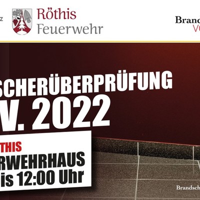 Feuerlöscherüberprüfungsaktion 2022