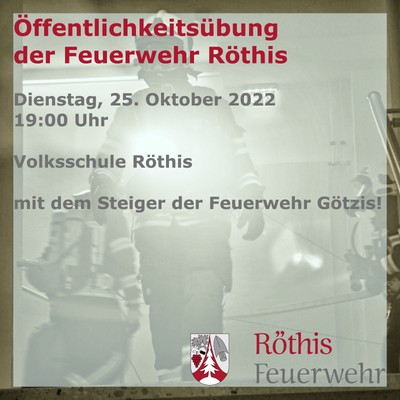 Öffentlichkeitsübung der Feuerwehr Röthis