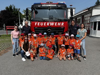 Besuch des Kindergartens und der Volksschule