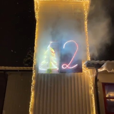 Adventfenster-Eröffnung & Illuminierung Feuerwehrhaus