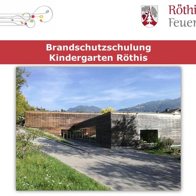 Brandschutzschulung Kindergarten Röthis