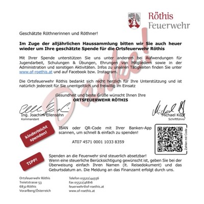 Haussammlungen 2023