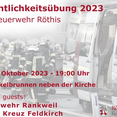 Öffentlichkeitsübung 2023