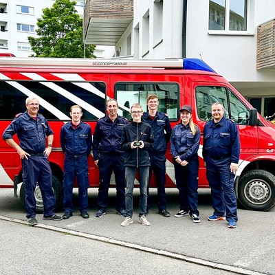 Pagerübergabe Maximilian Würpel