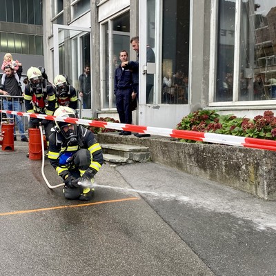 Atemschutzwettkampf und Fahrzeugsegnung in Weiler