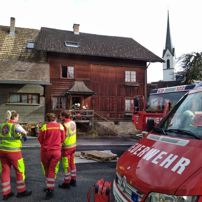 Einsatz 2020-02: f3 röthis torkelweg - zimmerbrand