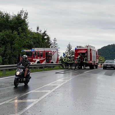 Einsatz 18 - 2022: t1 Röthis L190 - Vorarlberger Straße - Ölspur
