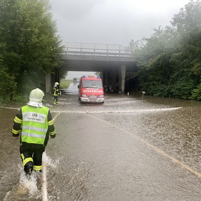Einsatz 28 bis 36: t9 Röthis Ortsgebiet > Schäden durch Starkregen