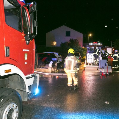 Einsatz 38 bis 47: t5 Weiler Walgaustraße XY Feuerwehrhaus - Unterstützung FW Weiler