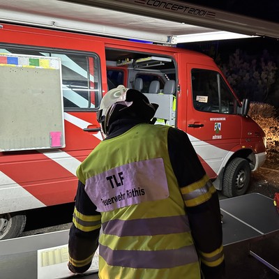 Einsatz 05 - 2024: t6 Röthis Rautenastraße xy -> im Gang Neubau [unklare Geruchswahrnehmung] dzt. keine Personen in Gefahr