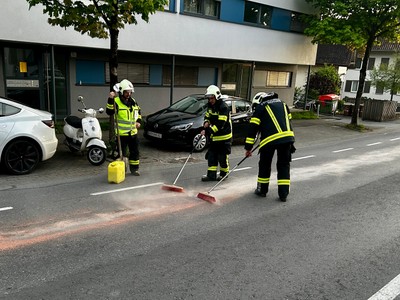 Einsatz 05 - 2025: t1 Röthis L70 Rautenastrasse - [Verschmutzte Fahrbahn] Ölspur