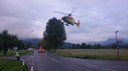 20160602 E 30 Roethis Treietstrasse VU PKW in Bach.jpg
