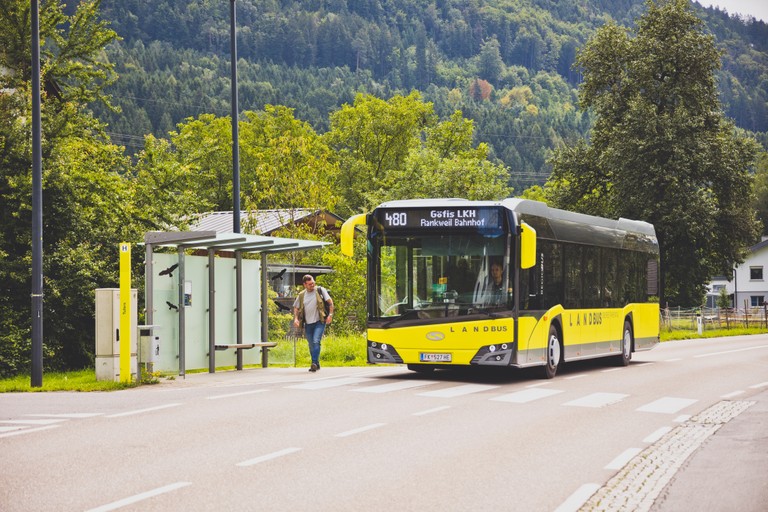 Die Landbuslinien 480 und 485 fahren wieder über die Schattenburg nach Göfis © Landbus Oberes Rheintal