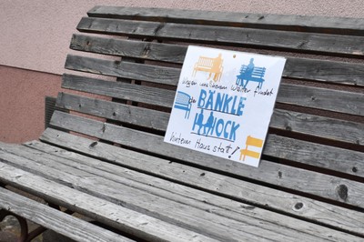 Gastgeber:innen für Bänkle-Hock gesucht Gastgeber:innen für Bänkle-Hock gesucht