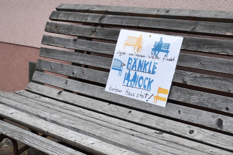 Gastgeber-Bank © Ramona Heinzle