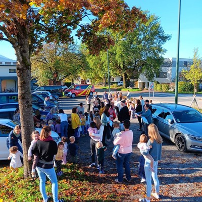 Evakuierungsübung im Kinder- und Familientreff Bifang