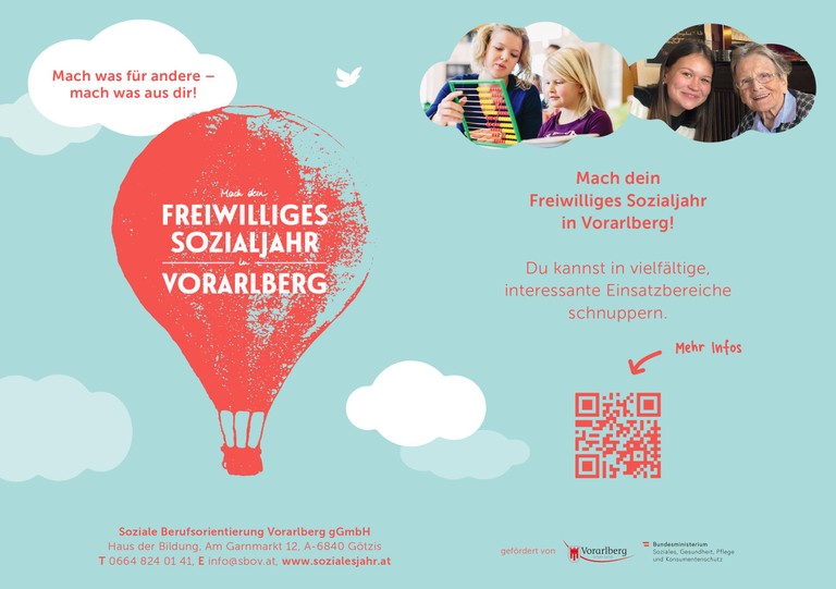 Mach was für andere - mach was aus dir! © Soziale Berufsorientierung Vorarlberg GmbH