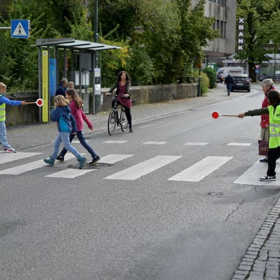 Gemeindepolizei Rankweil bildet neue Schülerlotsen aus