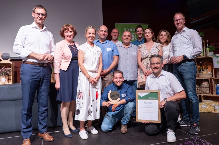 Das Küchenteam des Haus Klosterreben erhielt am 19. Juni bereits zum dritten Mal die Auszeichnung „Vorarlberg am Teller.“ © VLK/A.Serra