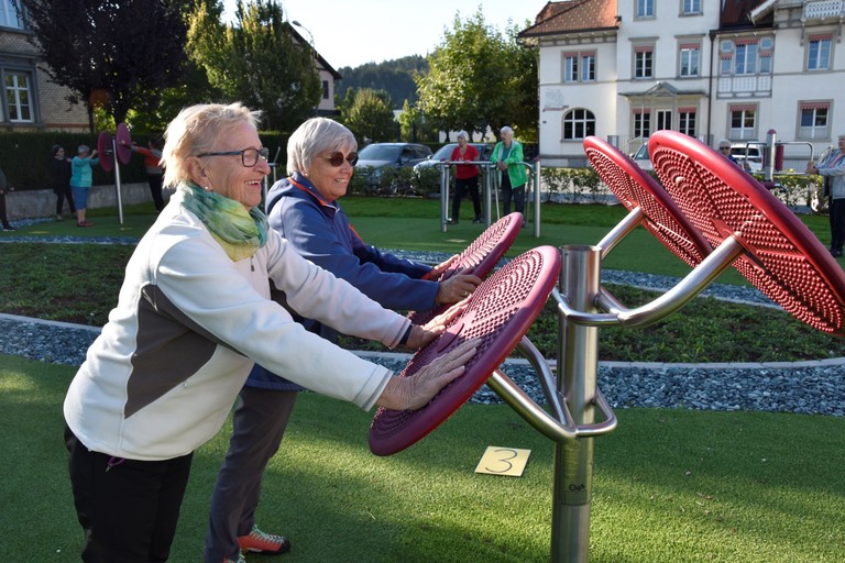 Im Frühjahr startet das Zirkeltraining im Bewegungspark © Marktgemeinde Rankweil