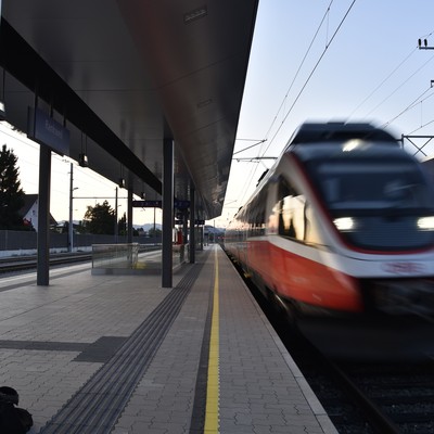 Instandhaltungsarbeiten am Bahnhof Rankweil