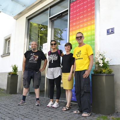 Kunstaktion: „WER SIND WIR HIER“